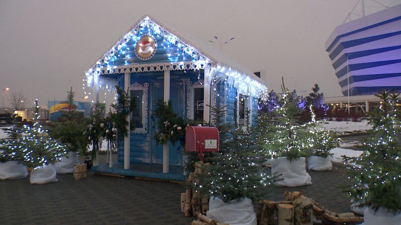 Резиденция Деда Мороза уже появилась в центре Калининграда
