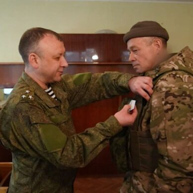 Житель Калининградской области Владимир Шинкарев указом президента получил медаль «За отвагу»
