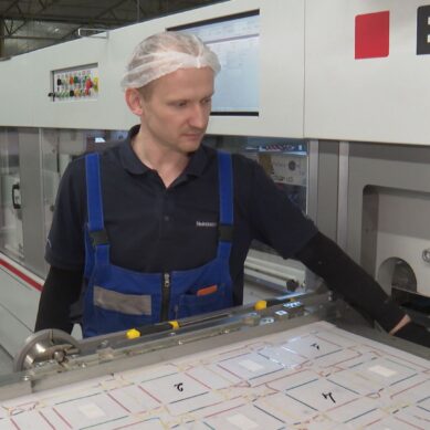 Увеличилась производительность предприятия по выпуску картонной упаковки в Калининграде