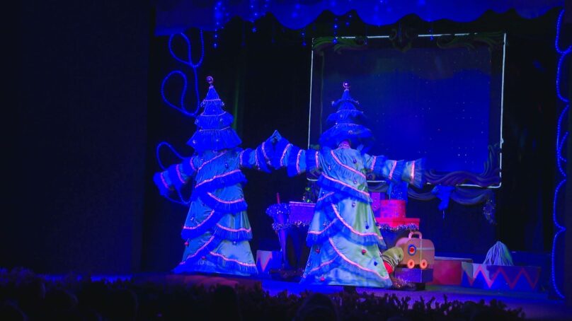 В Калининградском кукольном театре для детей военнослужащих и сотрудников Росгвардии прошло новогодняя ёлка