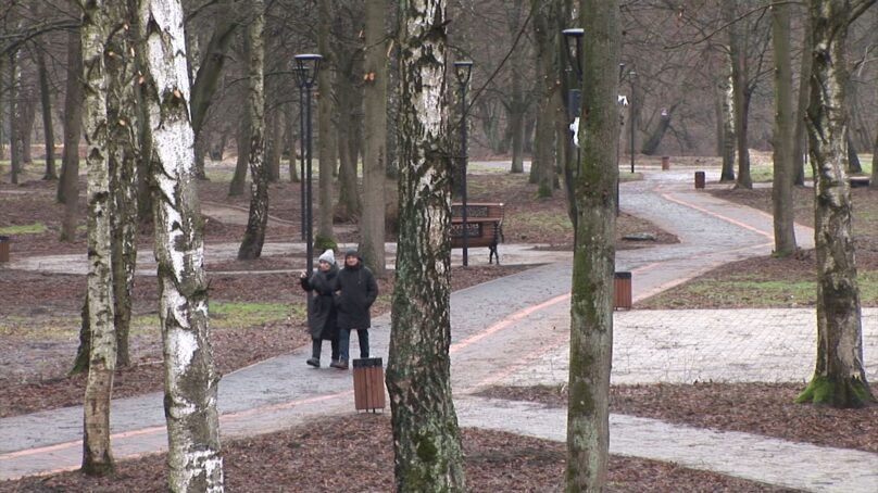 В Черняховске в наступившем году большой популярностью пользуется Парк Победы