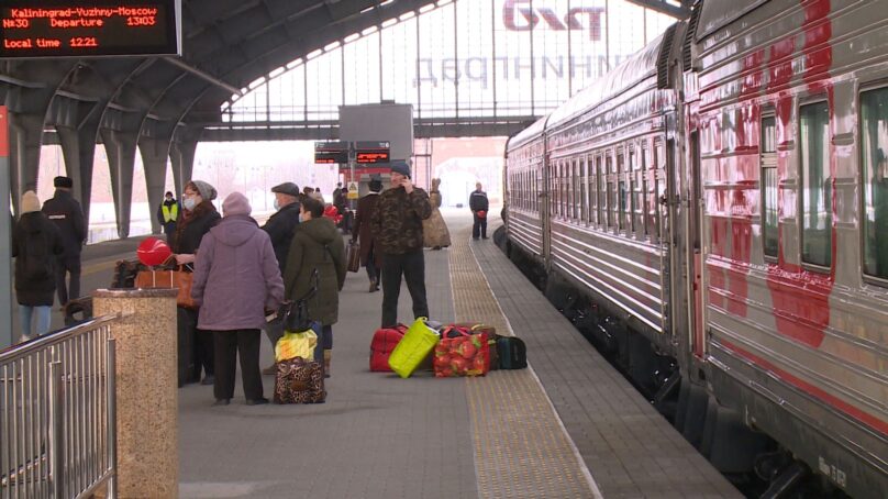 С 16 по 18 мая изменится расписание поезда «Янтарь», курсирующего между Калининградом и столицей