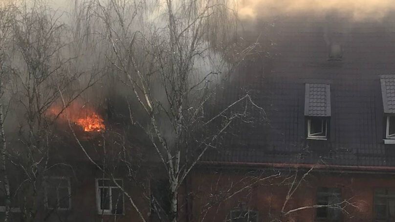 В пожаре на Артиллерийской в Калининграде погиб мужчина