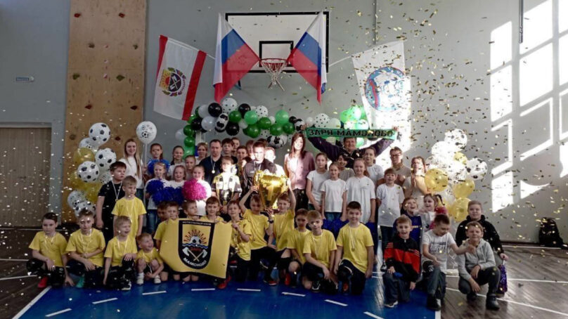 В Мамоновской средней школе состоялось торжественное открытие муниципальной секции по футболу «Заря-Мамоново»