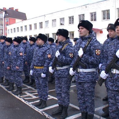 В Калининграде отмечают День образования войск национальной гвардии РФ