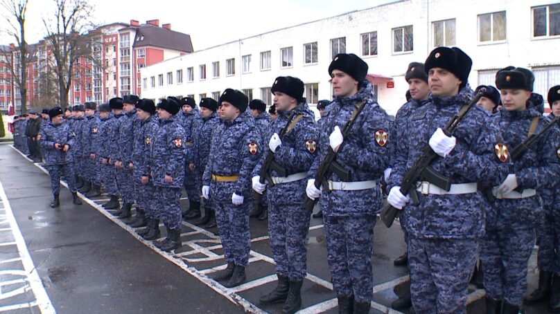 В Калининграде отмечают День образования войск национальной гвардии РФ