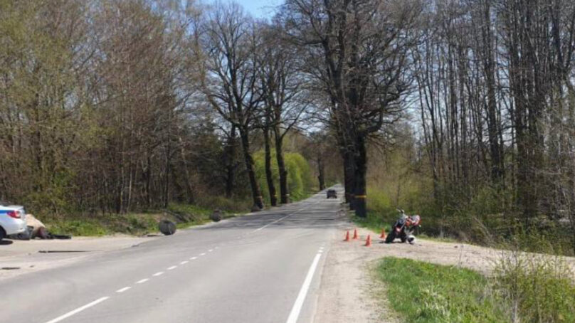 В Зеленоградском районе мотоциклист нарушил правила и получил травмы