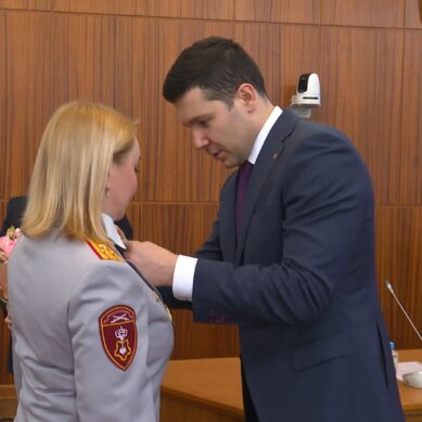 В региональном правительстве Антон Алиханов наградил сотрудников и военнослужащих Росгвардии