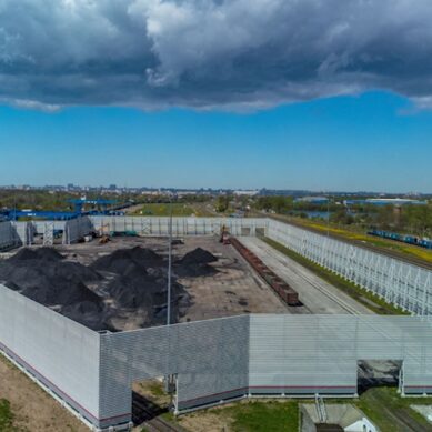 Завершено строительство ограждения угольного терминала на станции Дзержинская-Новая
