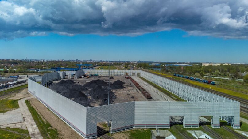 Завершено строительство ограждения угольного терминала на станции Дзержинская-Новая