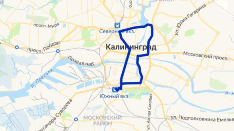 В Калининграде появится новый трамвайный маршрут к 2030 году