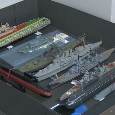 Музей Мирового океана получил в дар коллекцию из миниатюрных моделей военно-морского флота, гражданской авиации, значков, медалей и книг