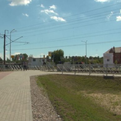 В Калининграде появился ещё один обустроенный переход через железнодорожные пути