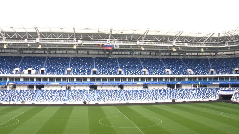 На стадионе «Калининград» 31 июля покажут трансляцию футбольного матча «Спартак» — «Балтика»