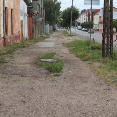 В Гусеве на двух улицах капитально отремонтируют тротуары