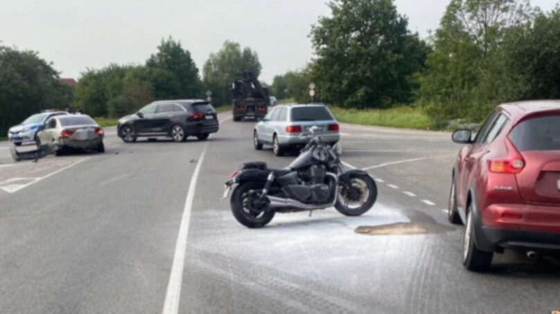В ДТП на Северном обходе пострадал мотоциклист