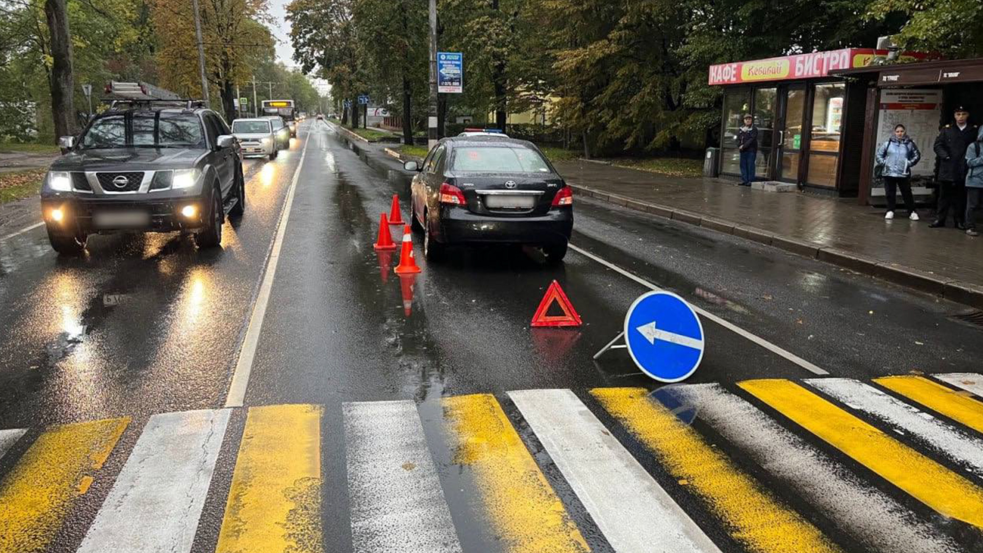 Девушка была сбита на пешеходном переходе в Центральном районе —  Вести-Калининград