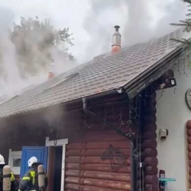 В банном комплексе гостиницы «Охота» в посёлке Свободное Гурьевского района потушили пожар