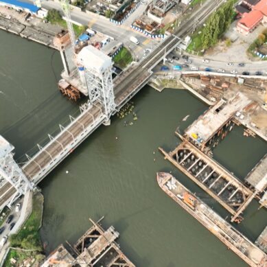 Строительство дублёра двухъярусного моста в Калининграде идёт по графику