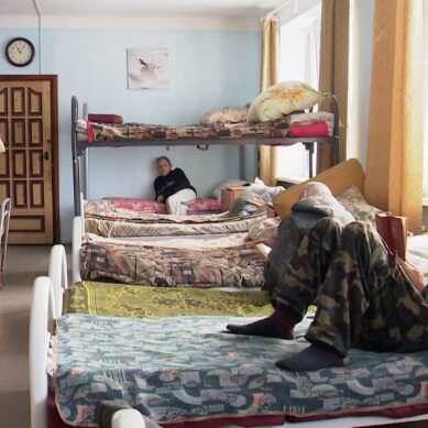 В отделении центра социальной адаптации в Калининграде зимой проживают до 80 человек без определённого места жительства