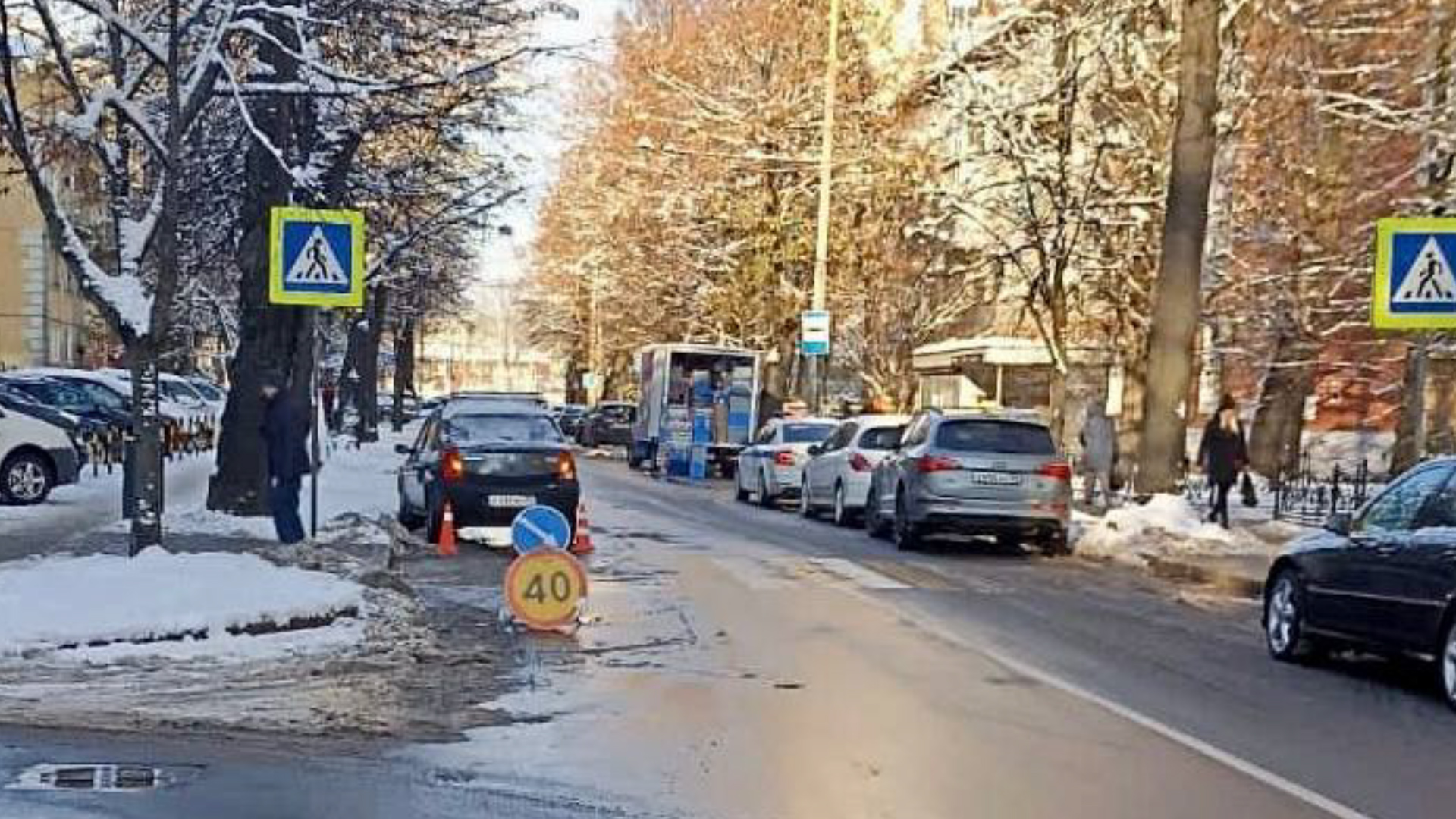 На пешеходном переходе на улице Космонавта Леонова сбили женщину —  Вести-Калининград