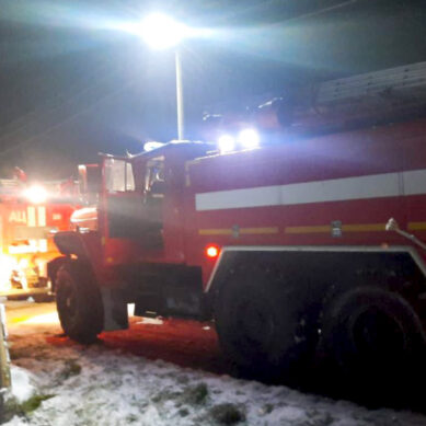 В поселке Вишневка Славского округа горел частный жилой дом. На месте обнаружен погибший