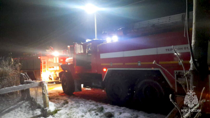 В поселке Вишневка Славского округа горел частный жилой дом. На месте обнаружен погибший