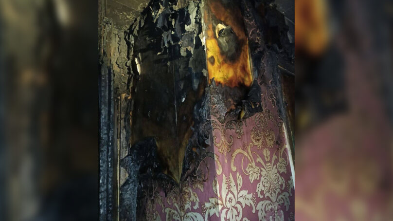 В жилом доме в Гусеве случился пожар