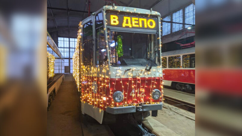 В Калининграде с 30 декабря 2023 года по 2 января 2024 года будет курсировать «Новогодний трамвай»
