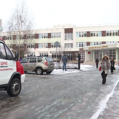 В МЧС прокомментировали пожар, который случился утром в калининградской гимназии №40