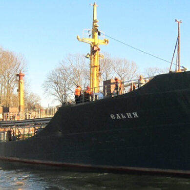 Танкер «Ельня» вернулся в Балтийск – на главную базу Балтфлота