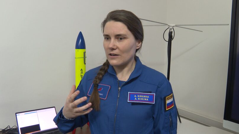 Единственная девушка в отряде космонавтов. Анна Кикина встретилась с ребятами из Школы будущего