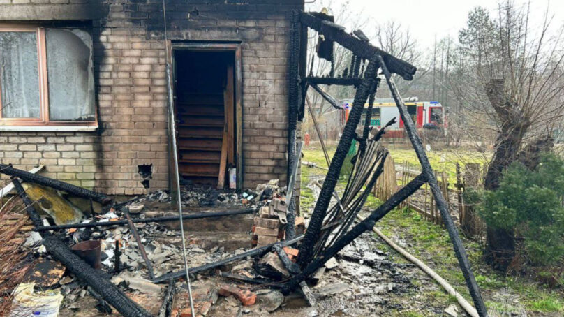 В многоквартирном доме в посёлке Сосновка утром случился пожар