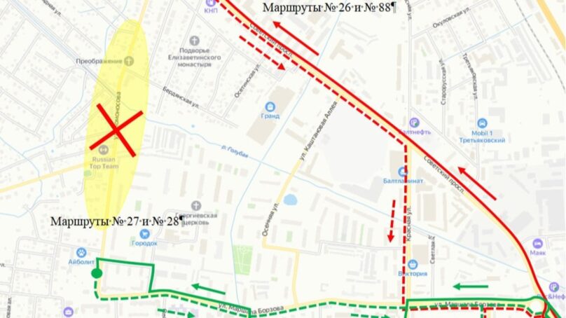 В Калининграде меняется схема движения автобусов