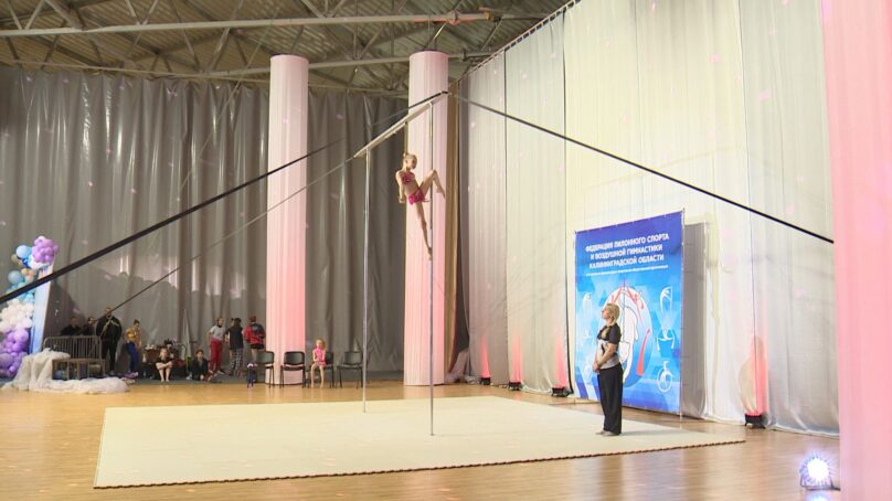 В Калининграде прошёл открытый чемпионат области по пилонному спорту и воздушной гимнастике