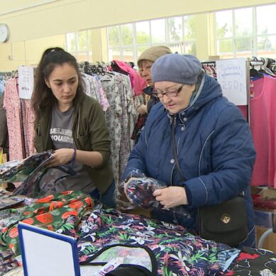 Во Дворце культуры железнодорожников возобновила свою работу ярмарка текстиля из Иваново