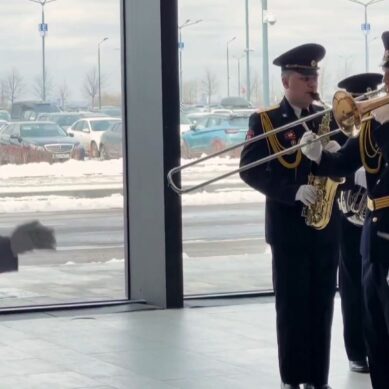 Калининградский военный оркестр Росгвардии сразился в музыкальной битве на выставке «Экспотехностраж» в Санкт-Петербурге
