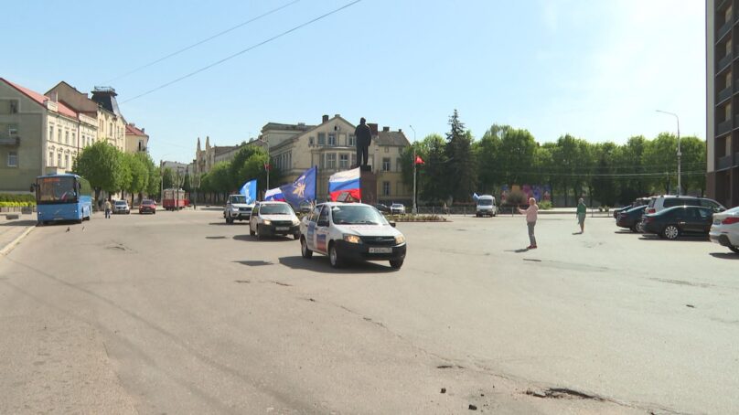 На востоке области прошёл традиционный автопробег «Дорогами Победы»