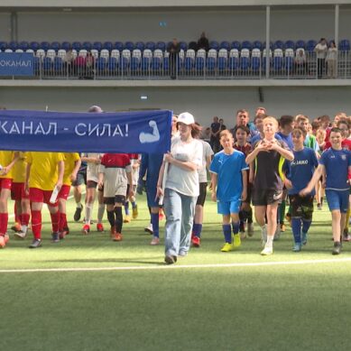 В преддверии своего 78-летия областной «Водоканал» подарил масштабный футбольный фестиваль для школьников