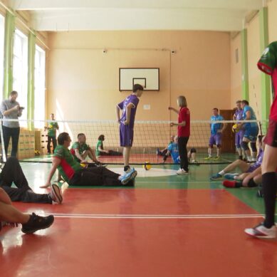 В Гурьевске представили сборную Калининградской области по волейболу сидя