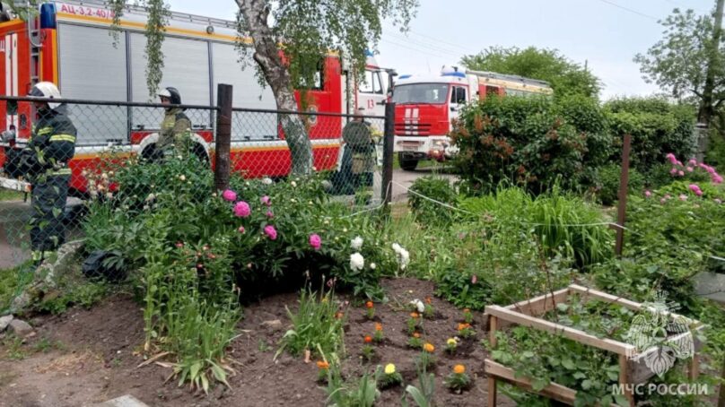 В поселке Краснополянское Черняховского округа произошел пожар в жилом доме