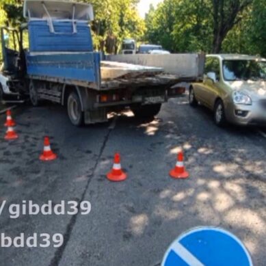 В Калининграде столкнулись Mercedes и Audi