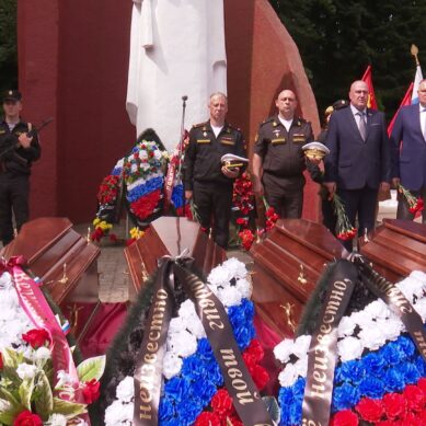 В Приморске на мемориале свой покой нашли пять советских воинов