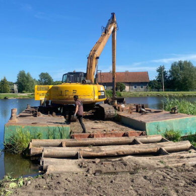 Возобновлены работы по расчистке ручья Литовского и реки Промысловой