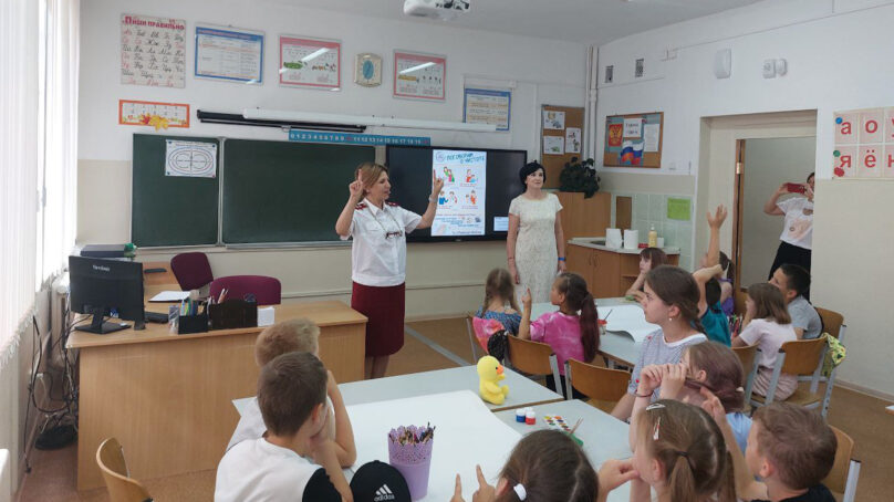 Главный государственный санитарный врач по Калининградской области провела открытый урок для ребят в лагере