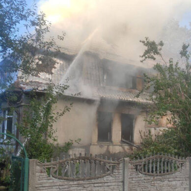 Вчера в Гурьевске при пожаре погиб человек