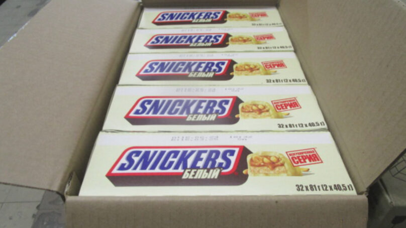 700 кг батончиков Snickers под видом майонеза хотели перевезти через границу