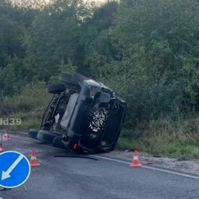 В Черняховске автомобили столкнулись из-за несоблюдения очередности проезда