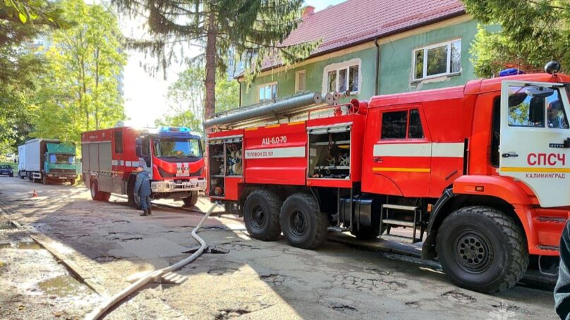 В Калининграде в жилом доме на улице Беломорской в пожаре погиб человек