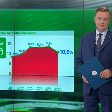 Годовая инфляция в Калининградской области в августе 2024 года замедлилась до 10,1% после 11,2% в июле